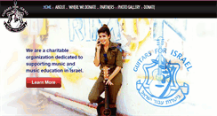 Desktop Screenshot of guitarsforisrael.org